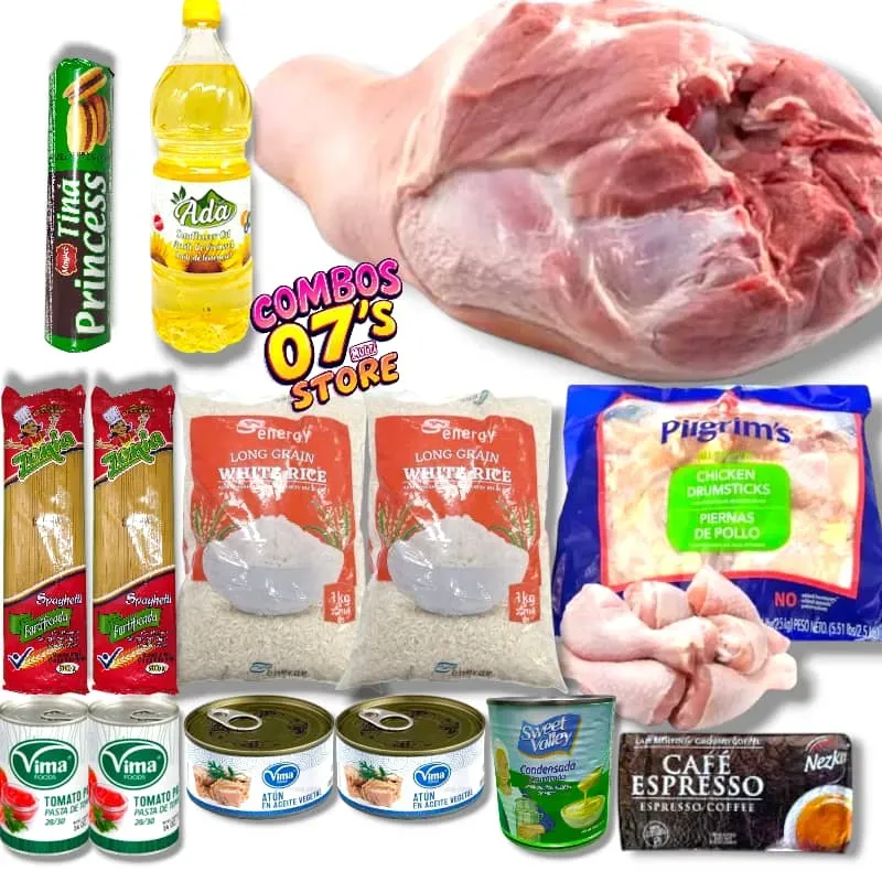 # 🟥 **COMBO 14-- 100 USD – PROTEÍNA FAMILIAR (15 lb de puerco)**