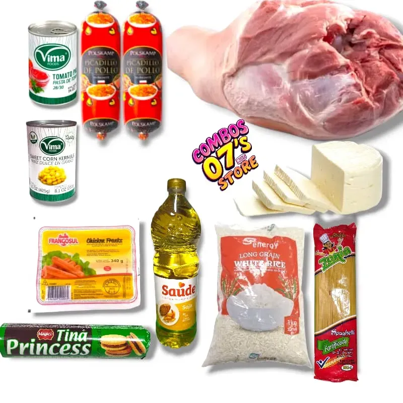🟩 **COMBO 15--100 USD – PROTEÍNA PREMIUM (18 lb puerco + queso)**