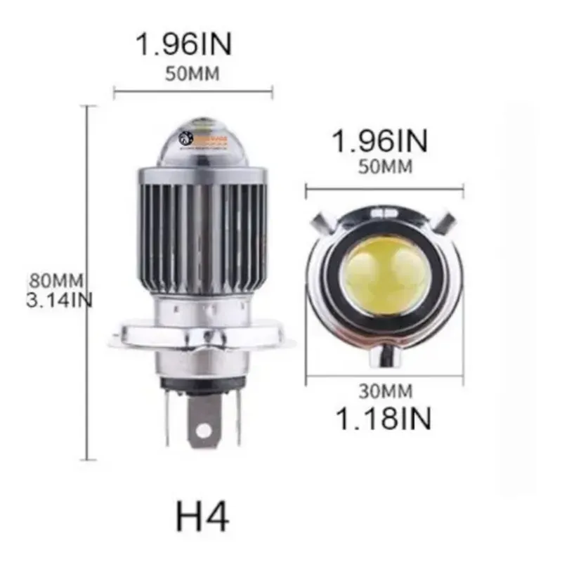 💡 **Foco lupa delantero H4 / H6**