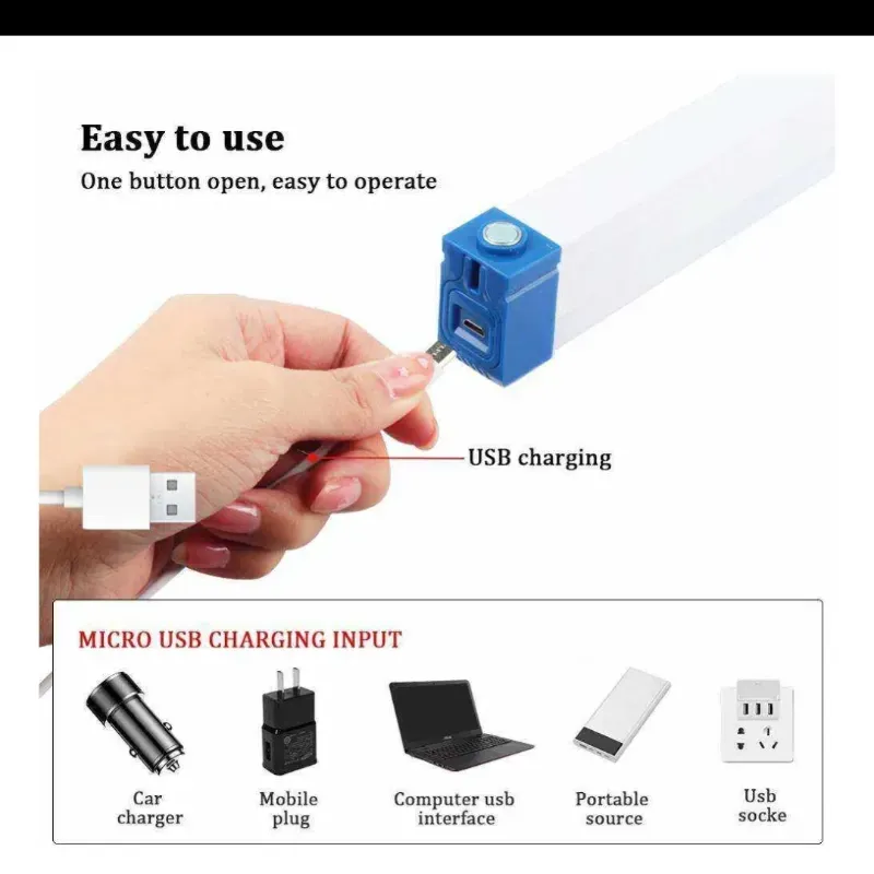 🔦 Lámpara recargable