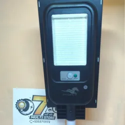 **💡 Lámpara solar IP68 con mando y base metálica**