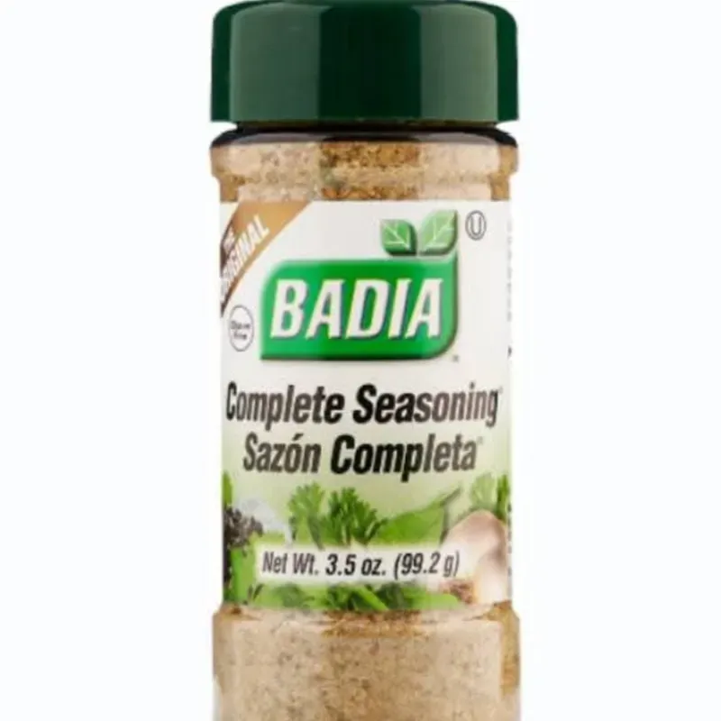 * Sazón Completa (Badia 99.2g): 