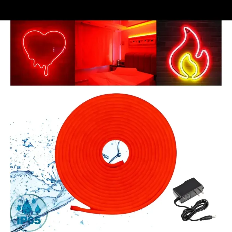 💈 **Tira LED neón roja 5m**