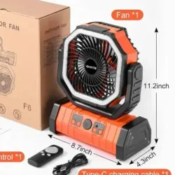 ✨Ventilador recargable modelo f6 20000mah✨