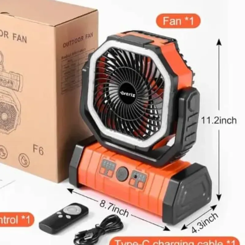 ✨Ventilador recargable modelo f6 20000mah✨