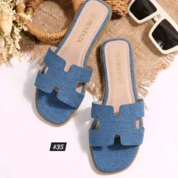 Sandalias mezclilla