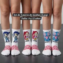Set de 3 pares de medias
