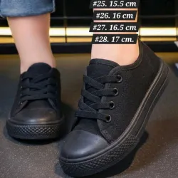 Tenis imitación Converse corte bajo
