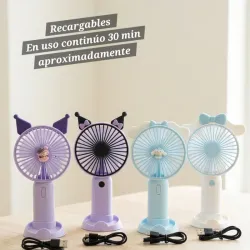 Ventilador abanico recargable