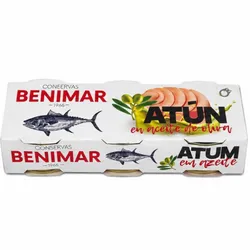 Atún en aceite de Oliva Benimar pack-3