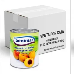 Blíster de Melocotón en Almíbar