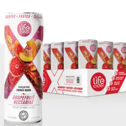 Energizante Life Cider toronja-melocotón Caja