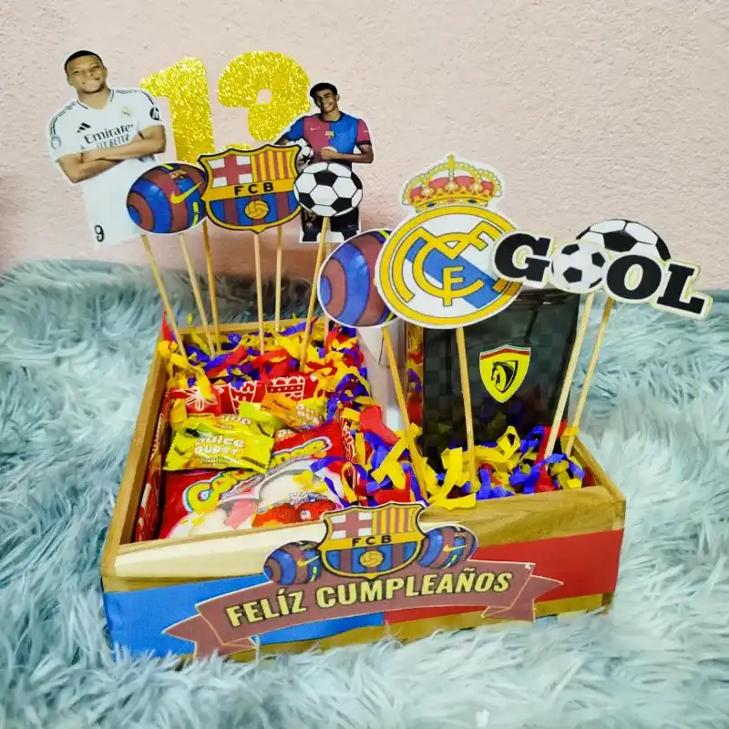 Caja de regalo temática 