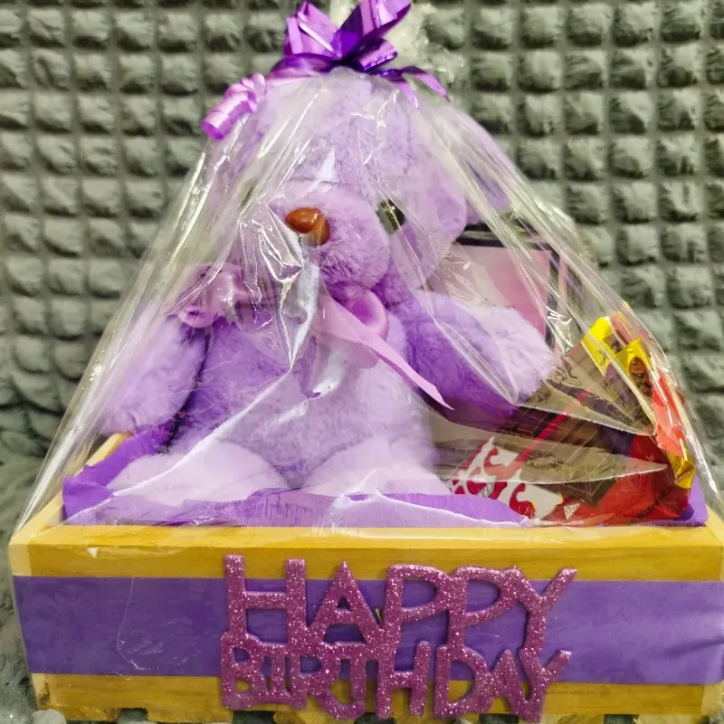 Caja con oso 