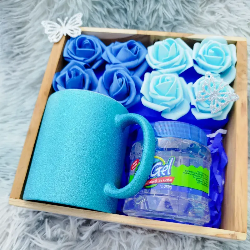 Caja de regalo con jarra 