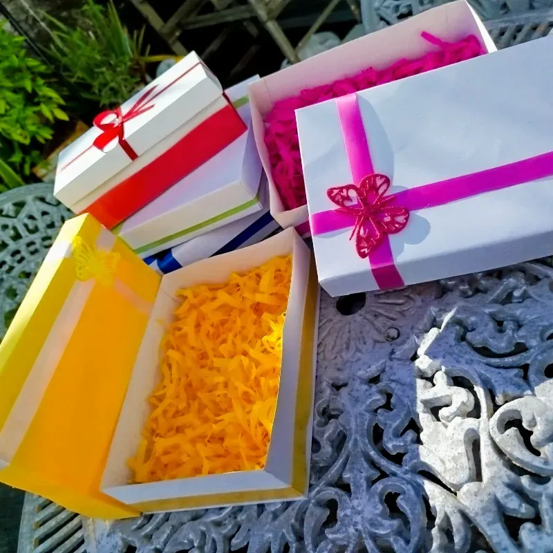Cajas de regalo con relleno 