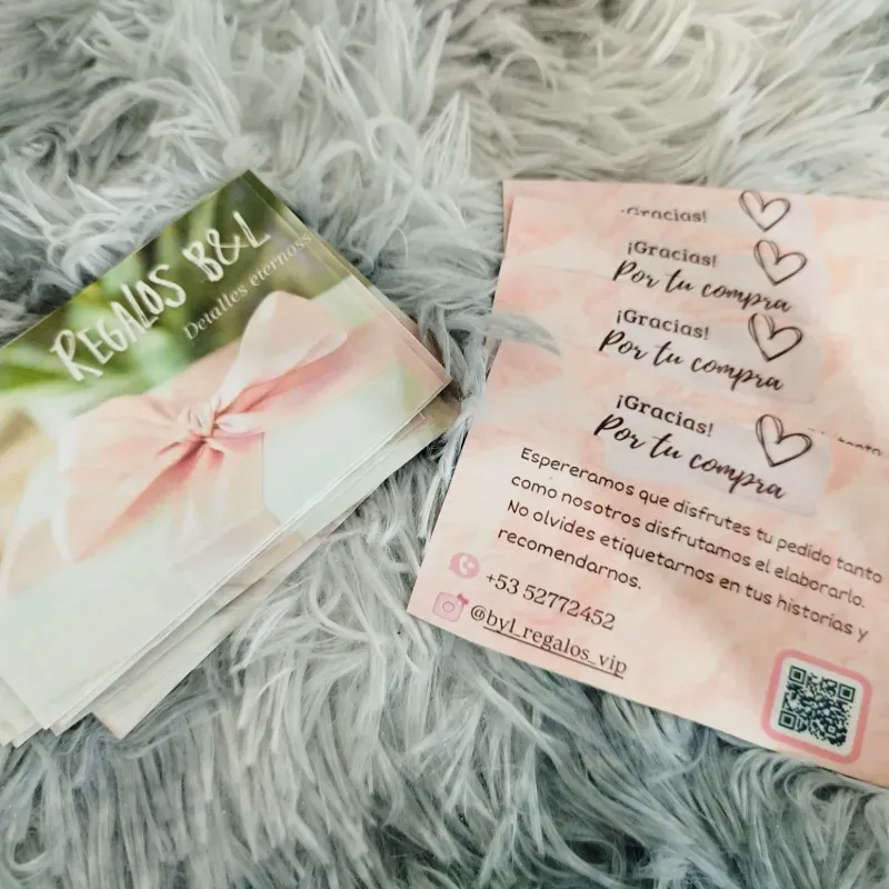 Tarjetas personalizadas 