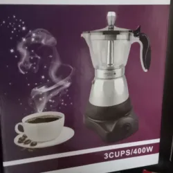 Cafetera Eléctrica 3 tazas 