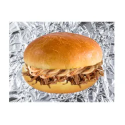 Lechón con Pan (Sándwich de Lechón Asado al Carbón, Cebolla y Mojo Cubano)