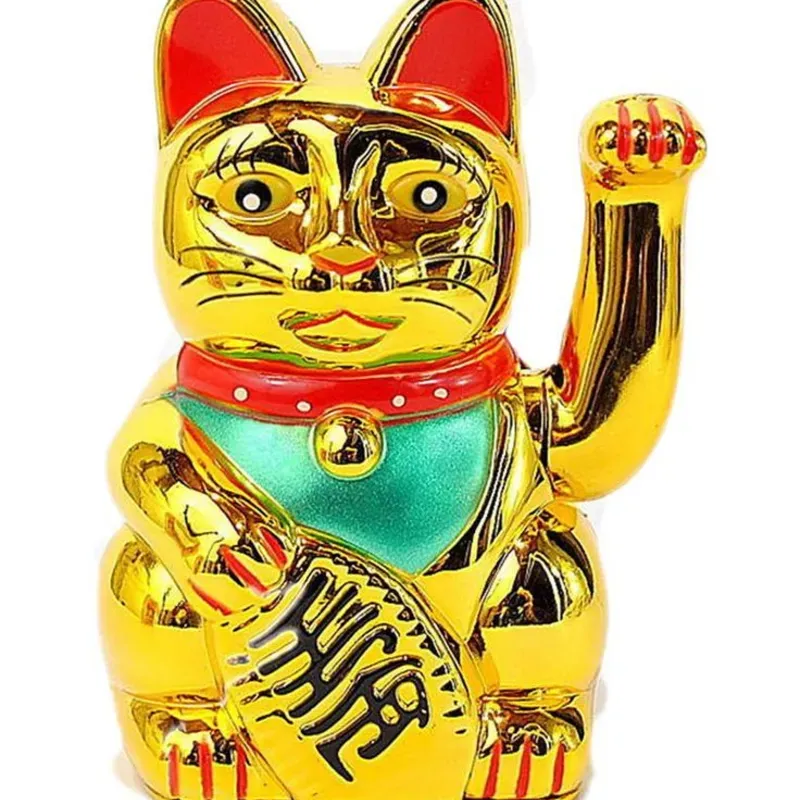 🐈‍⬛Gatos de la Suerte 🍀 DORADOS 🐈