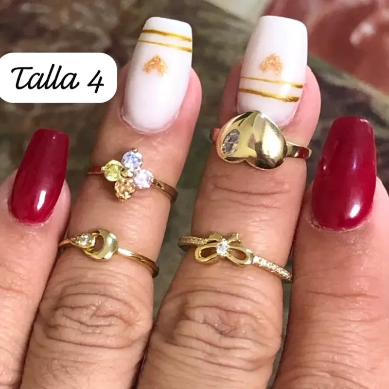 Anillos talla 4 y 5