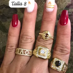 Anillos talla 8