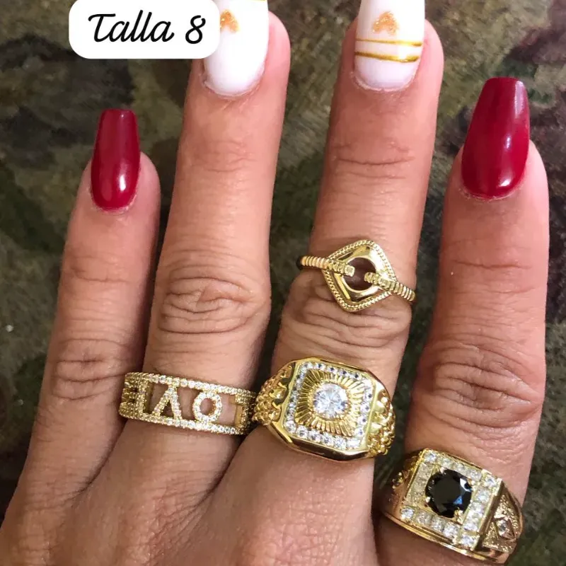 Anillos talla 8