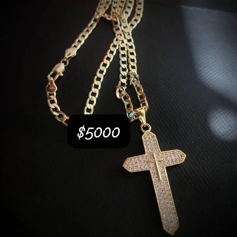 Cadena de Oro Laminado 14K cifradas XP 