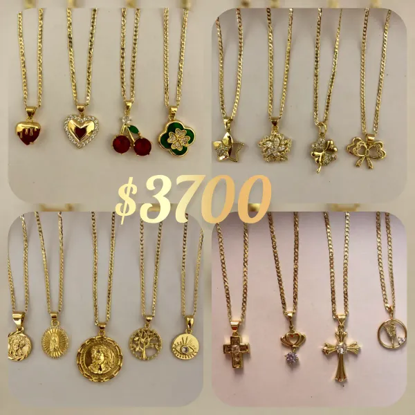 Somos una pequeña tienda online especializada en la venta de diferentes prendas Laminadas: 
📿Cadenas📿
💍Anillos 💍
💖Aretes💖
💫Manillas 💫
        ¿Por qué elegir nuestras prendas
 1. Enchapado de 3 capas de Oro
2. Ideal para regalos🎁
3. El mejor precio del mercado 🤑
4. Acabado brillante ✨
5. Versatilidad 🤗
6. Estilo 💫
7. Fácil manteniendo 🫣
8. Accesorio en tendencia 💍 
9. Exclusividad🌈
10. Garantía😏