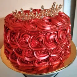Cake rojo amor 