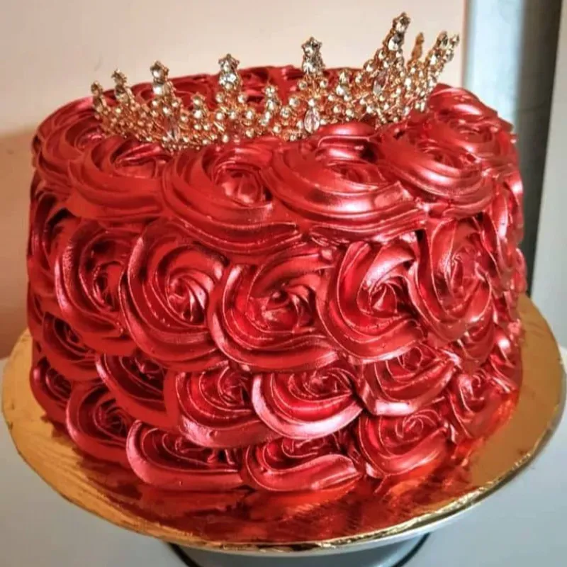 Cake rojo amor 