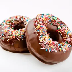 Donas crocantes de chocolate 