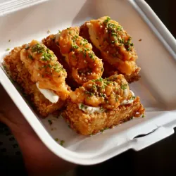 Arroz Crispy de Salmón