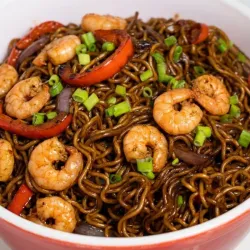 Yakisoba Noodles de Camarón