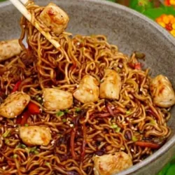 Yakisoba Noodles de Pollo