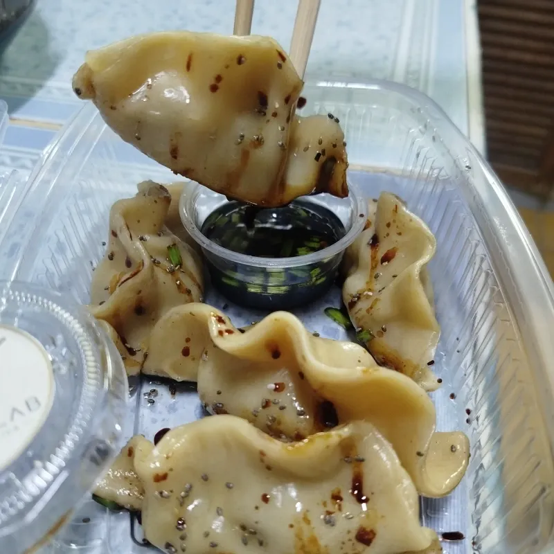 Gyozas de cerdo