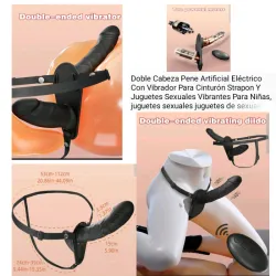 Arnes con Doble penetración, Vibración y control remoto.