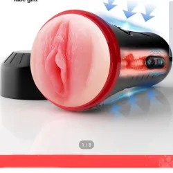 Vagina Realista Recargable con Vibracion