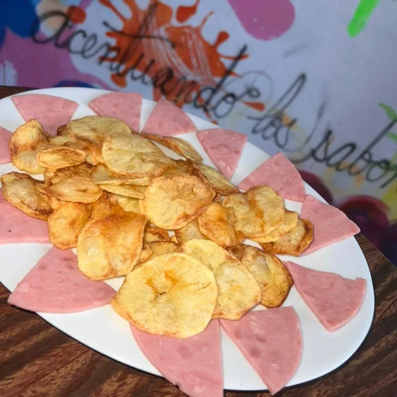 Jamón y Papas