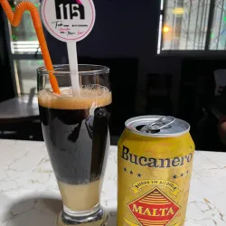 Malta con leche condensada 