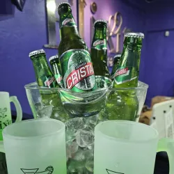 Cubetazo Cerveza Cristal botella