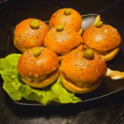 Mini Hamburguesas de Queso