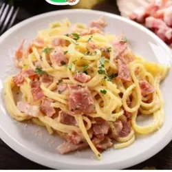 Pasta con Jamón Pierna