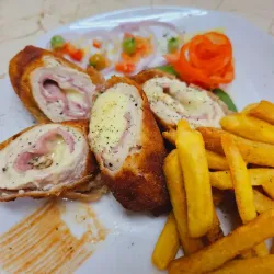 Pollo a la Cordon Blue 