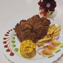 Pollo frito a lo cubano