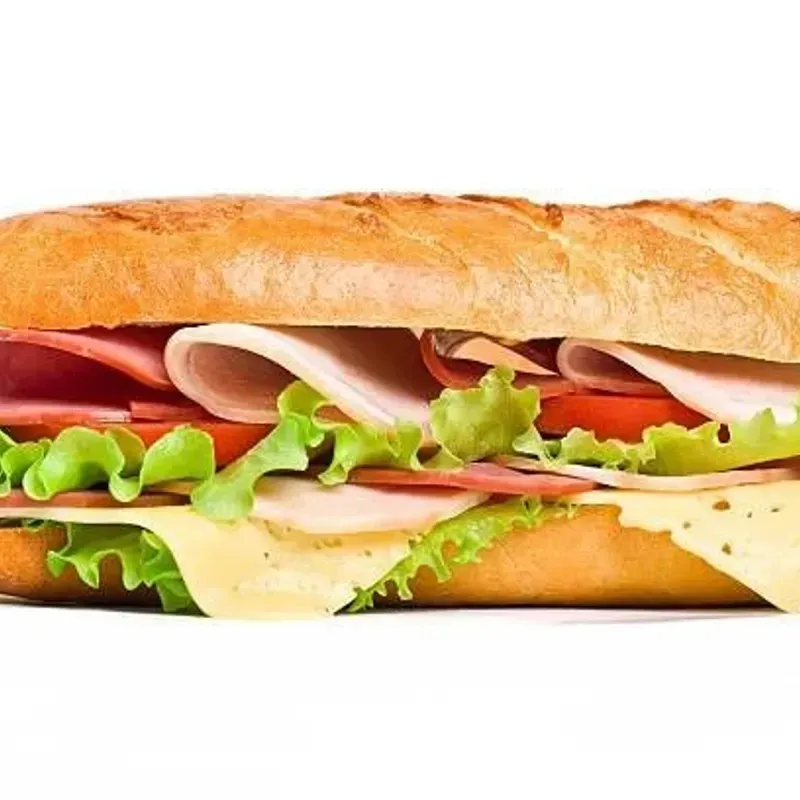 Sándwich de Chorizo, Jamón y Queso 