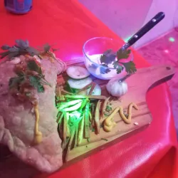 Empanada rellena con Pollo