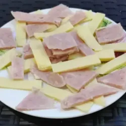 Entremes de jamón y queso 