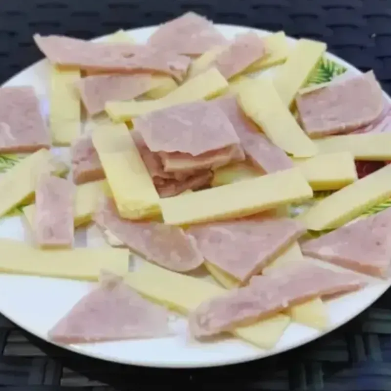 Entremes de jamón y queso 