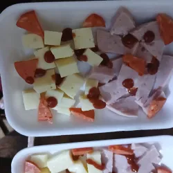 Entremes de jamón y queso 